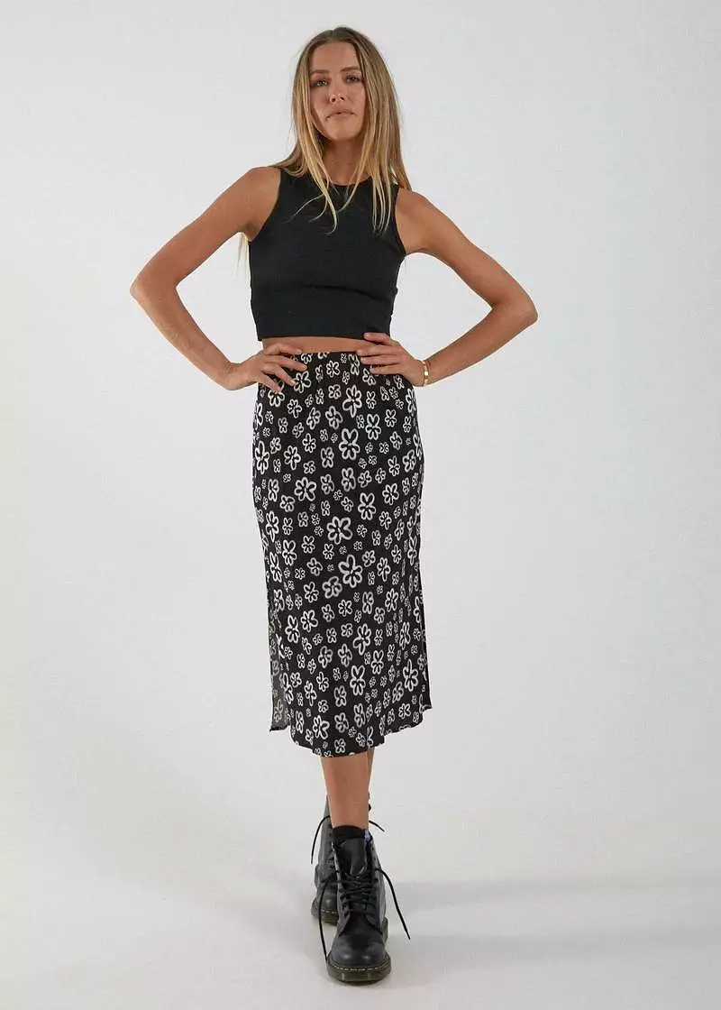 Afends Lola Midi Hemp Skirt