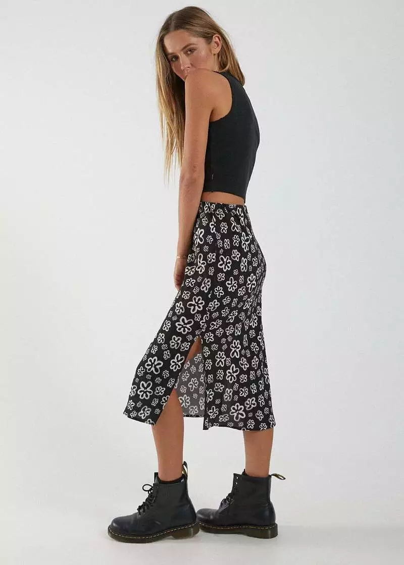 Afends Lola Midi Hemp Skirt