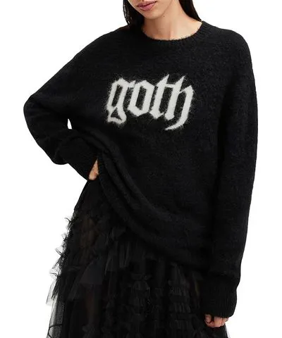 Allsaints Goth Graphic Sweater