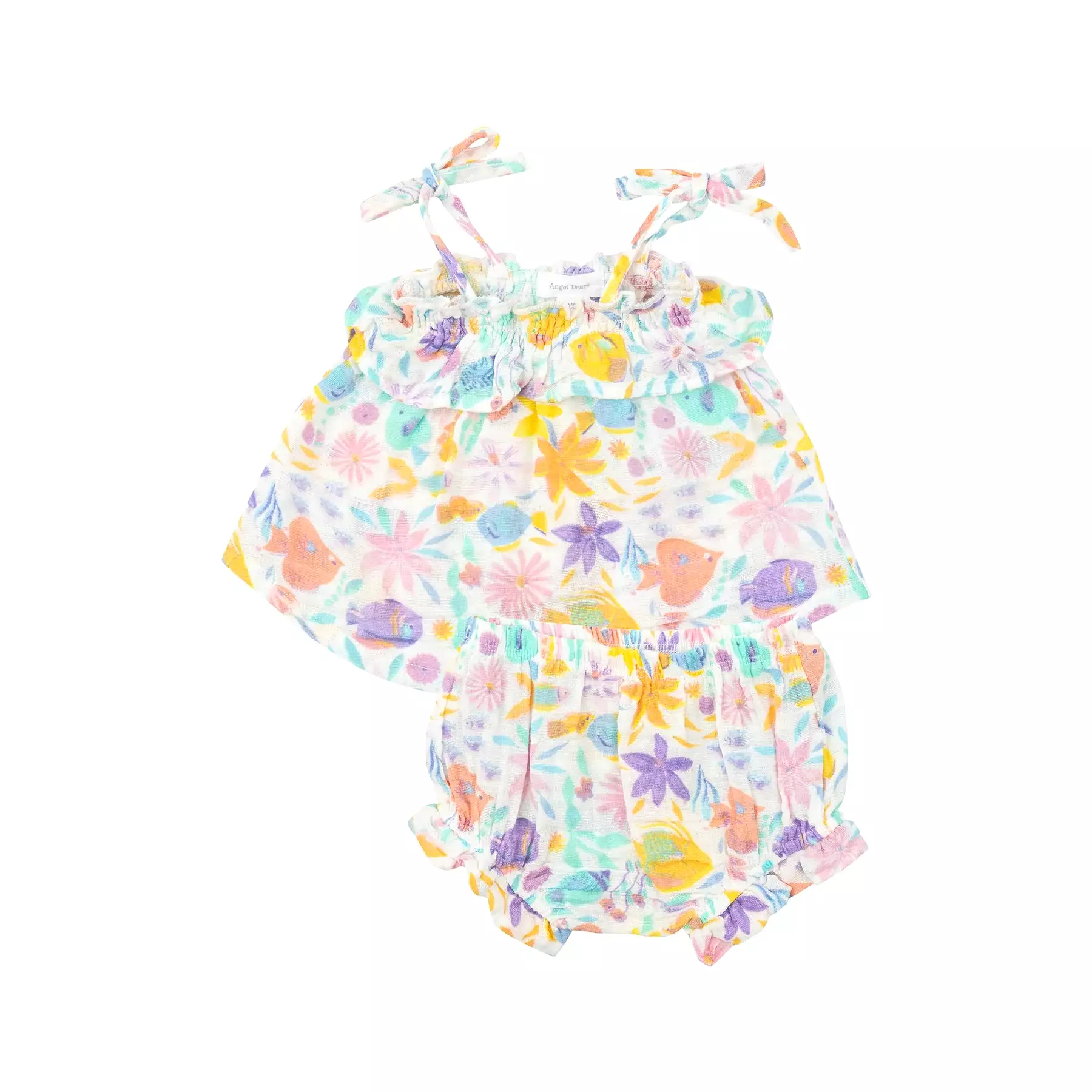 Angel Dear - Bloomer Set - Tropical Fish Floral