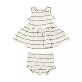 Angel Dear Peplum Tank & Bloomer Set - Desert Sage + Sugar Swizzle