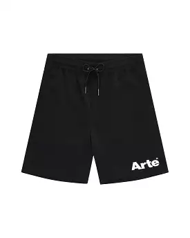 Arte Antwerp Samuel Logo Shorts Black