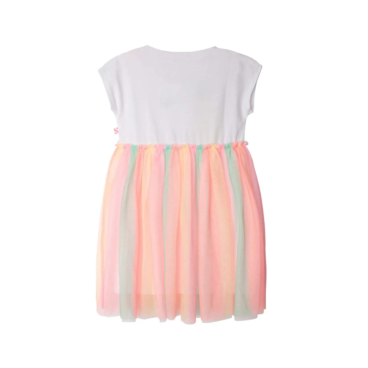 Billieblush White And Multicolor Girl Dress