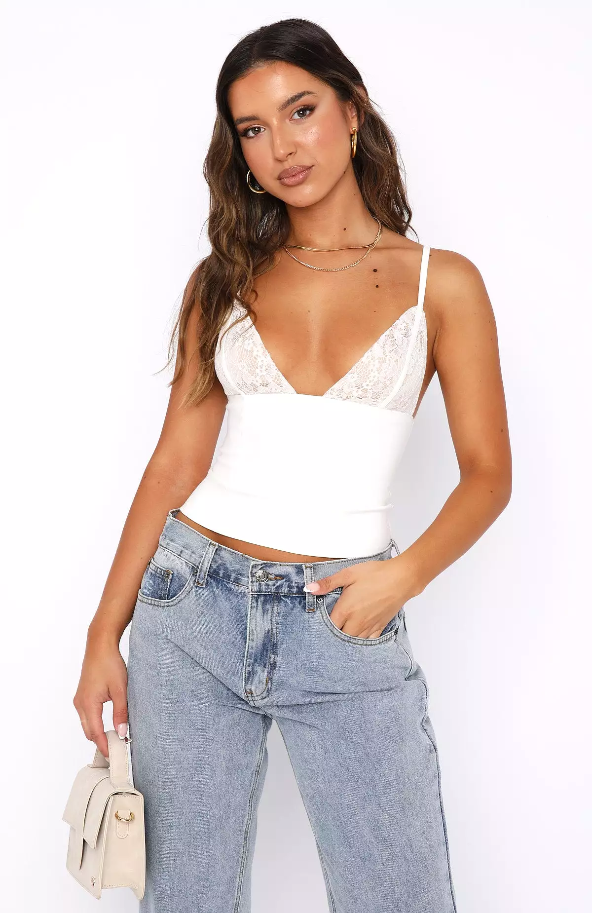 Blessed Life Bustier White