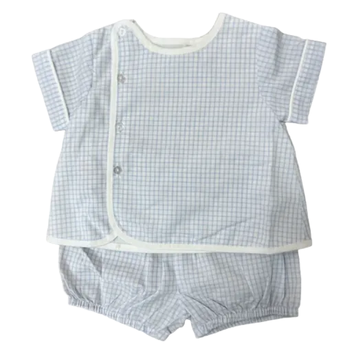 Blue Baylor Boy Bloomer Set