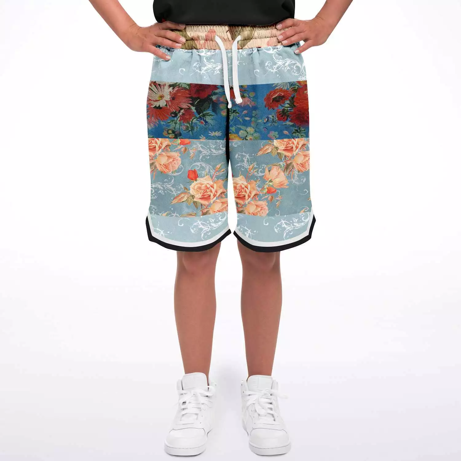 Blue Cabbage Unisex Basketball Shorts