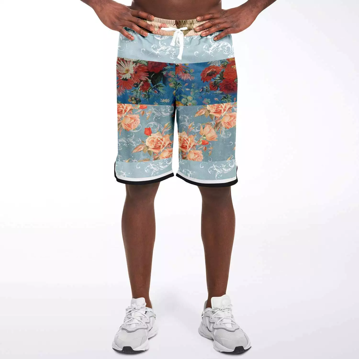 Blue Cabbage Unisex Basketball Shorts