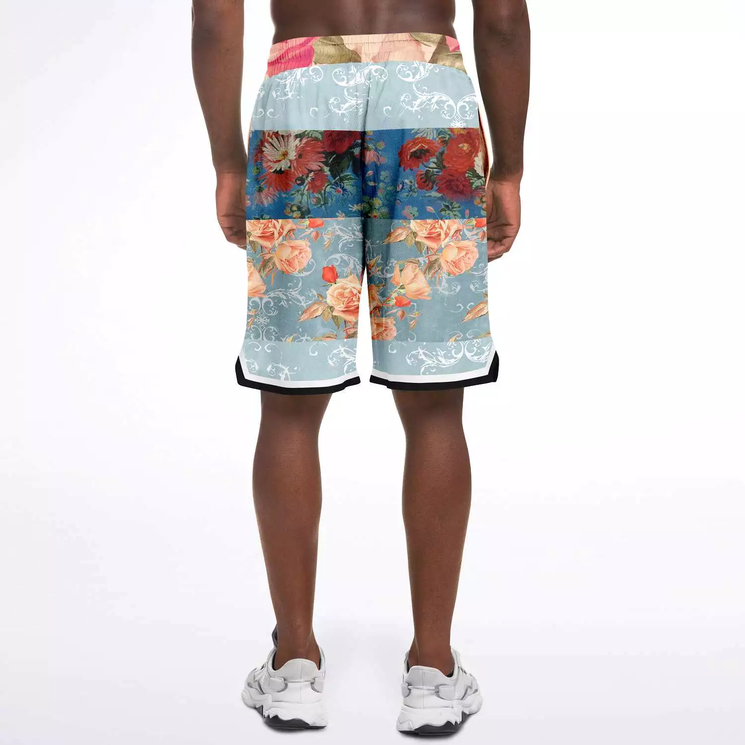 Blue Cabbage Unisex Basketball Shorts