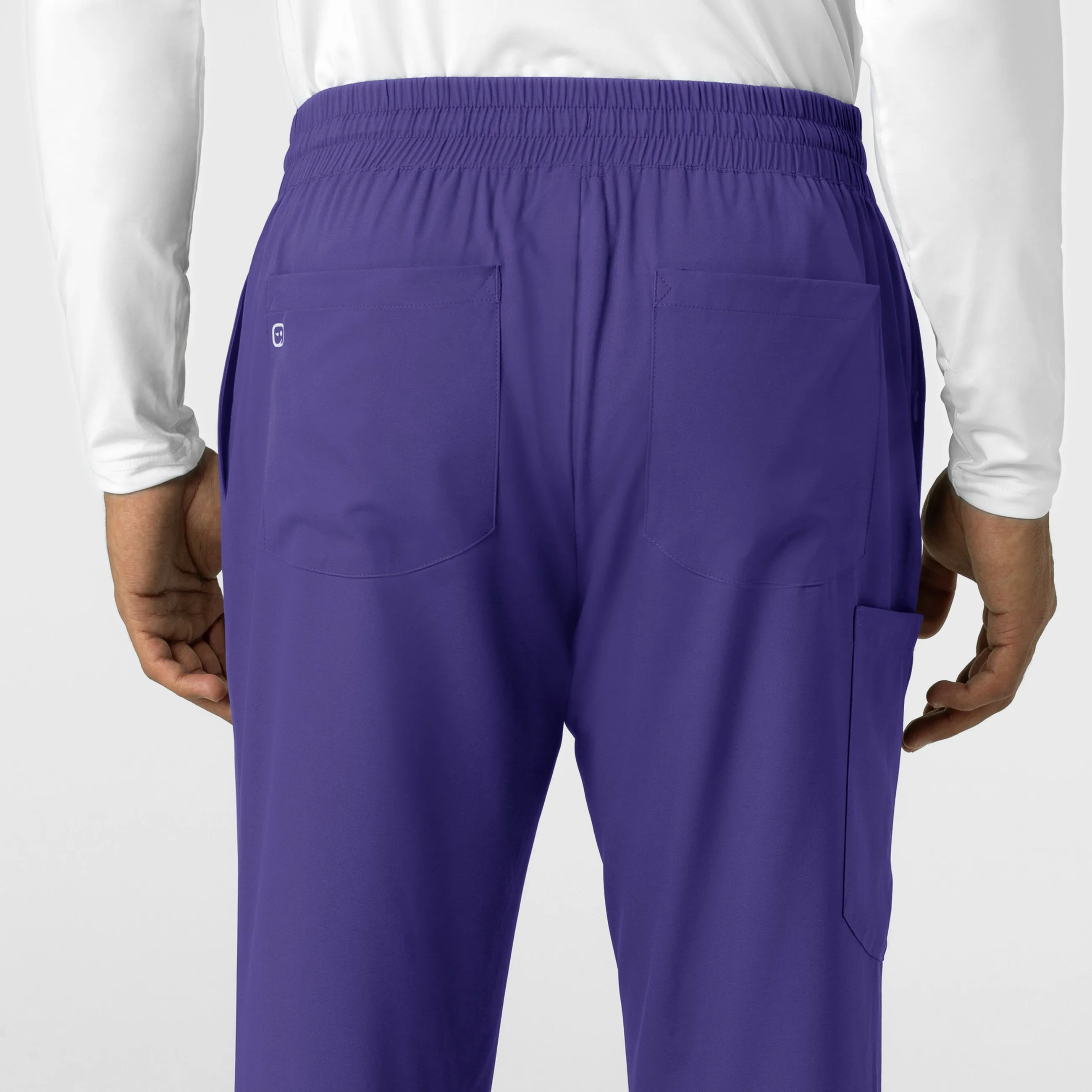 Boundless Men's Straight Leg Scrub Pant - Grape