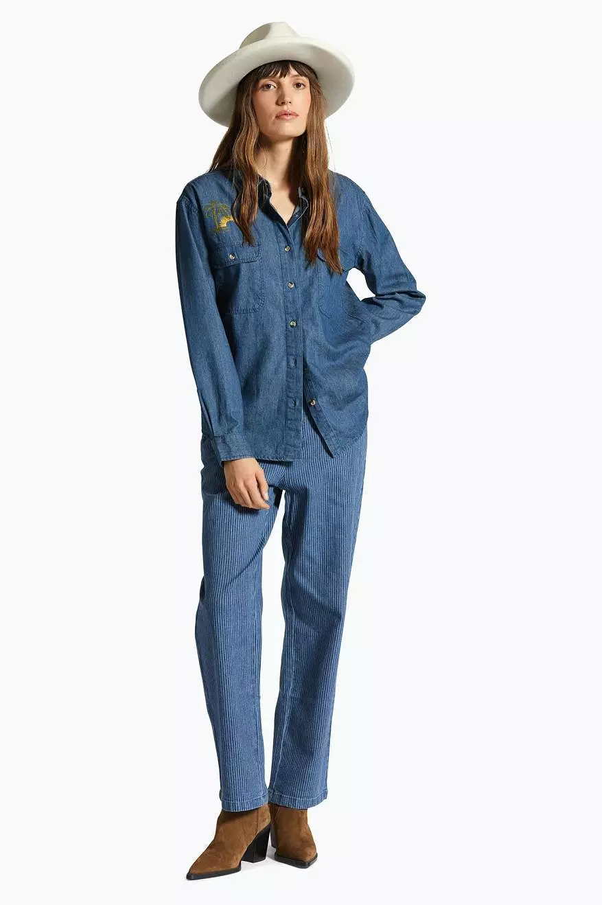 Bowery Boyfriend Overshirt - Indigo Rinse