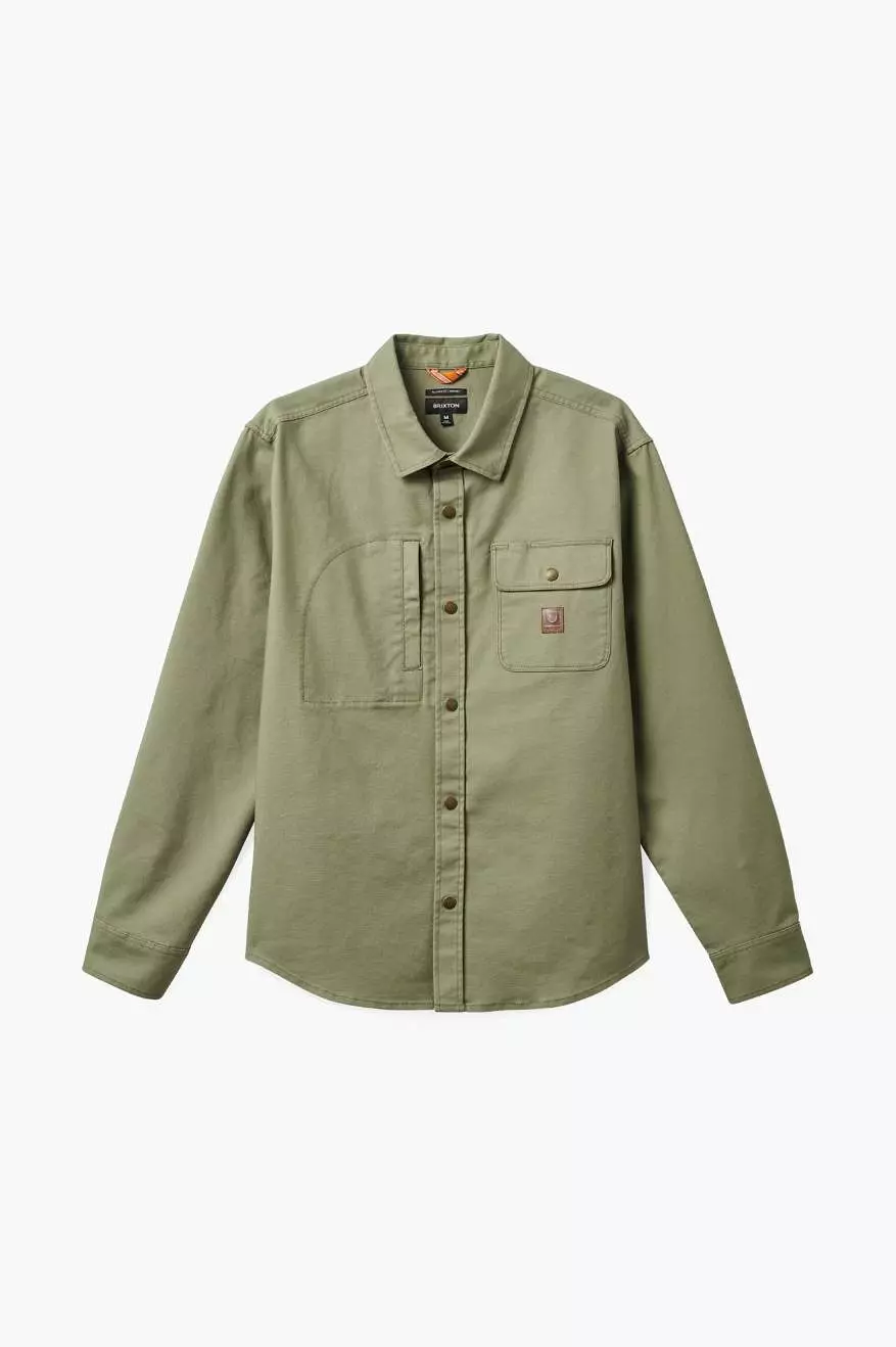 Builders Stretch Overshirt - Olive Surplus