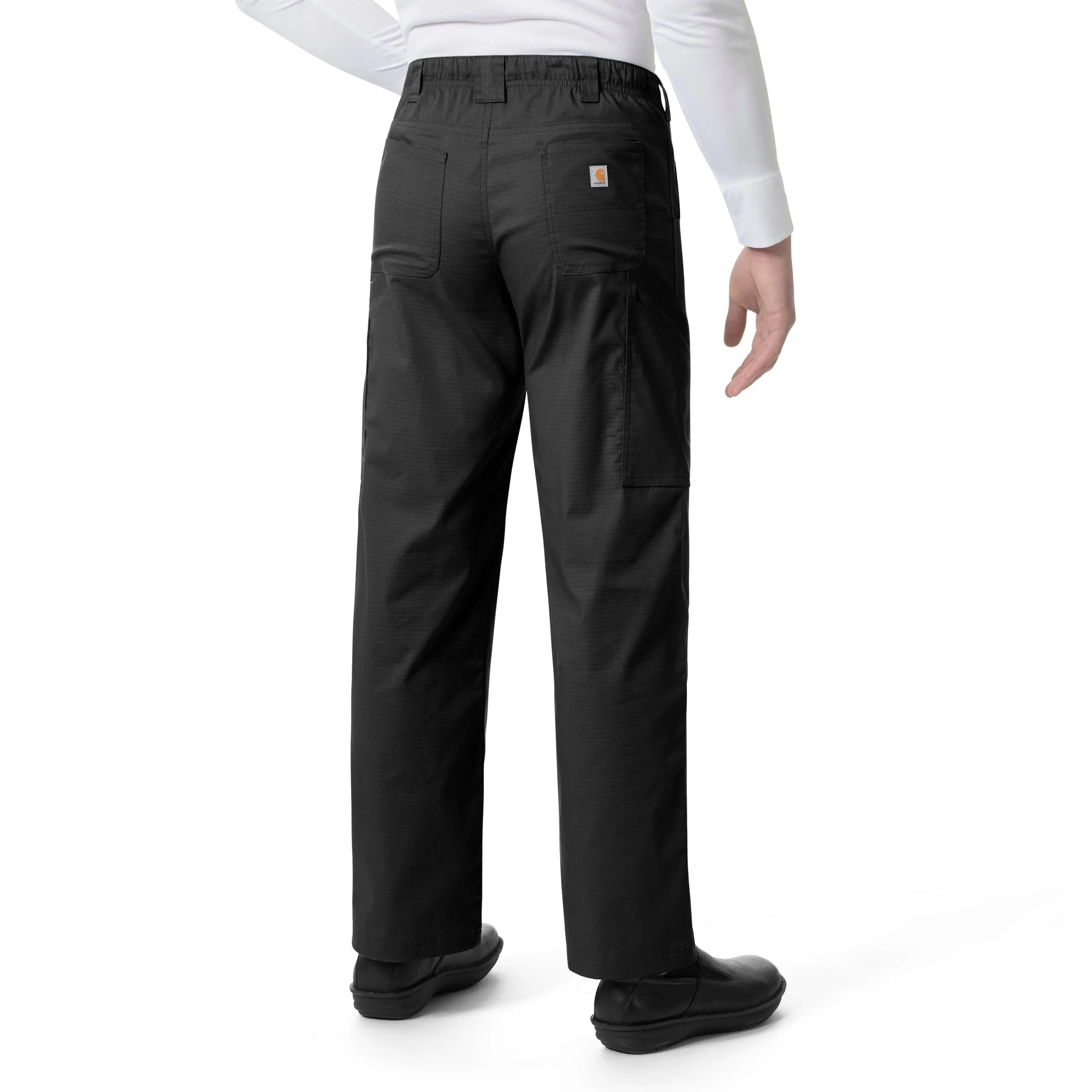 Carhartt Rugged Flex Ripstop Men’s Straight Leg Cargo Scrub Pant - Black