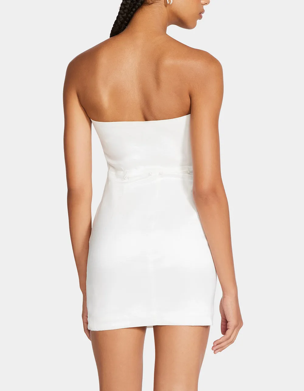 CLAIRE MINI DRESS WHITE