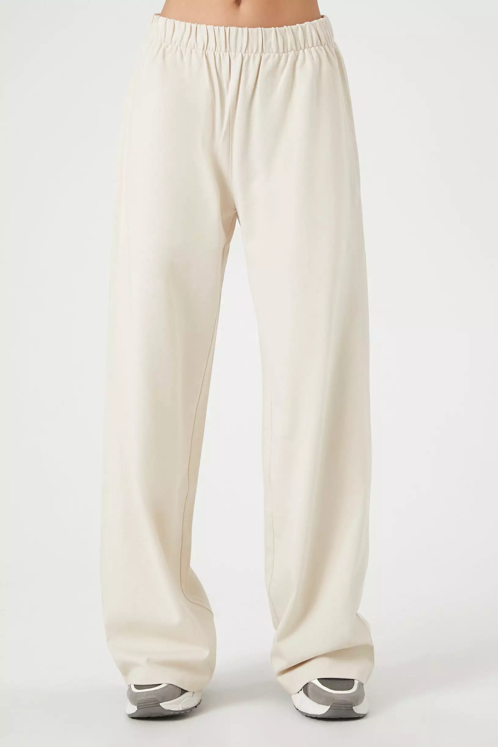 Cotton Wide-Leg Pants