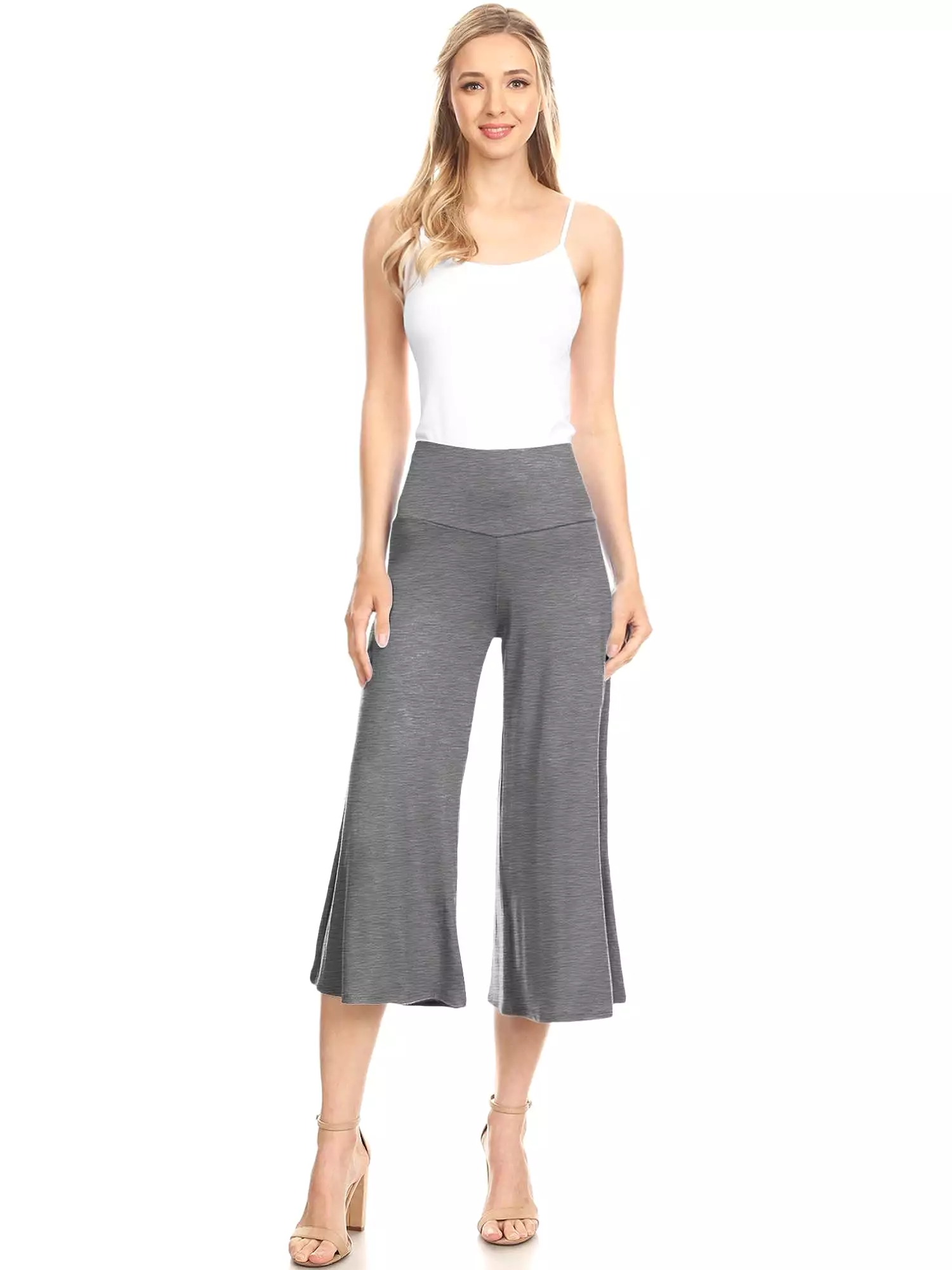 Cropped Wide Leg Lounge Pant