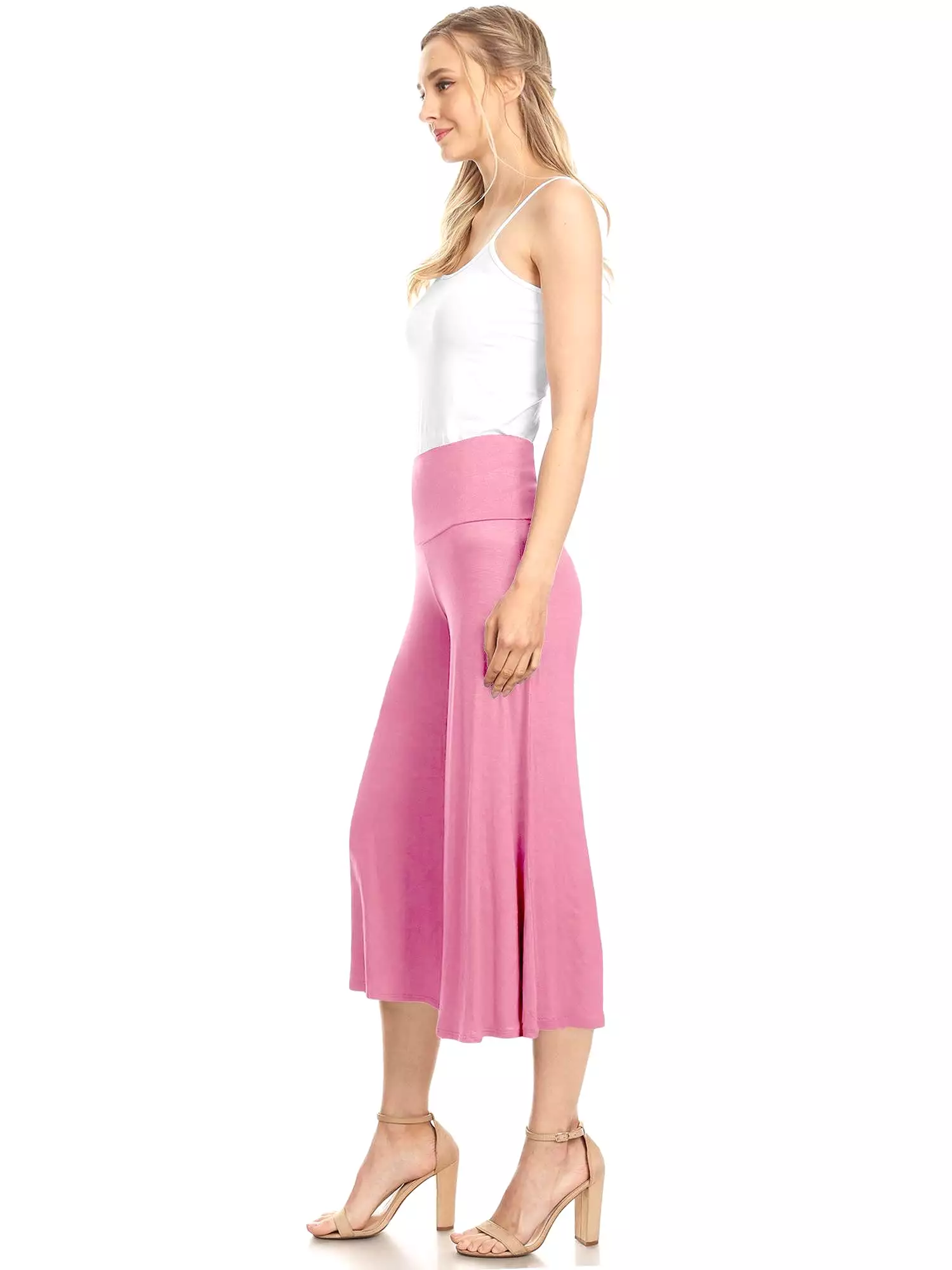 Cropped Wide Leg Lounge Pant