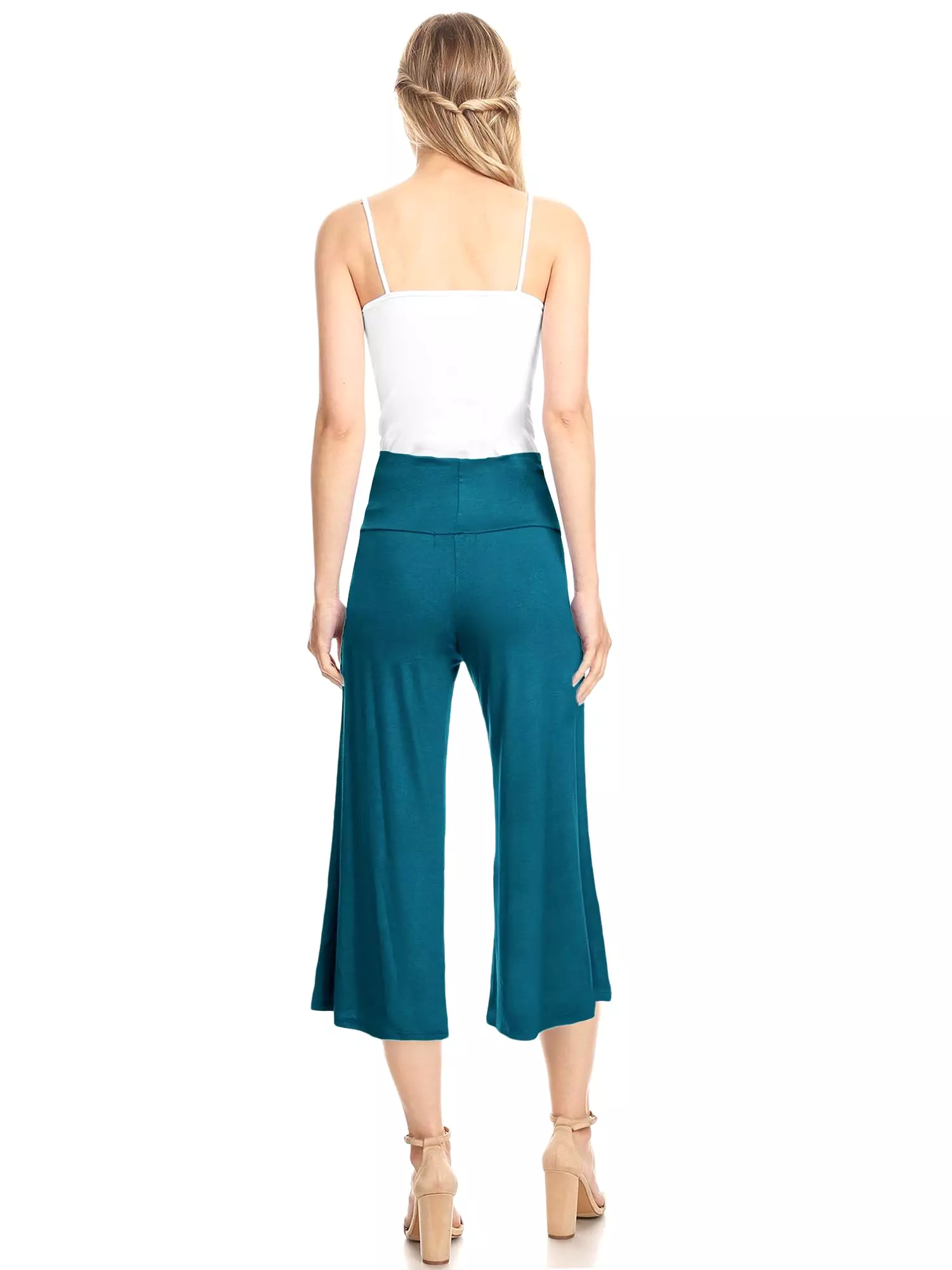 Cropped Wide Leg Lounge Pant