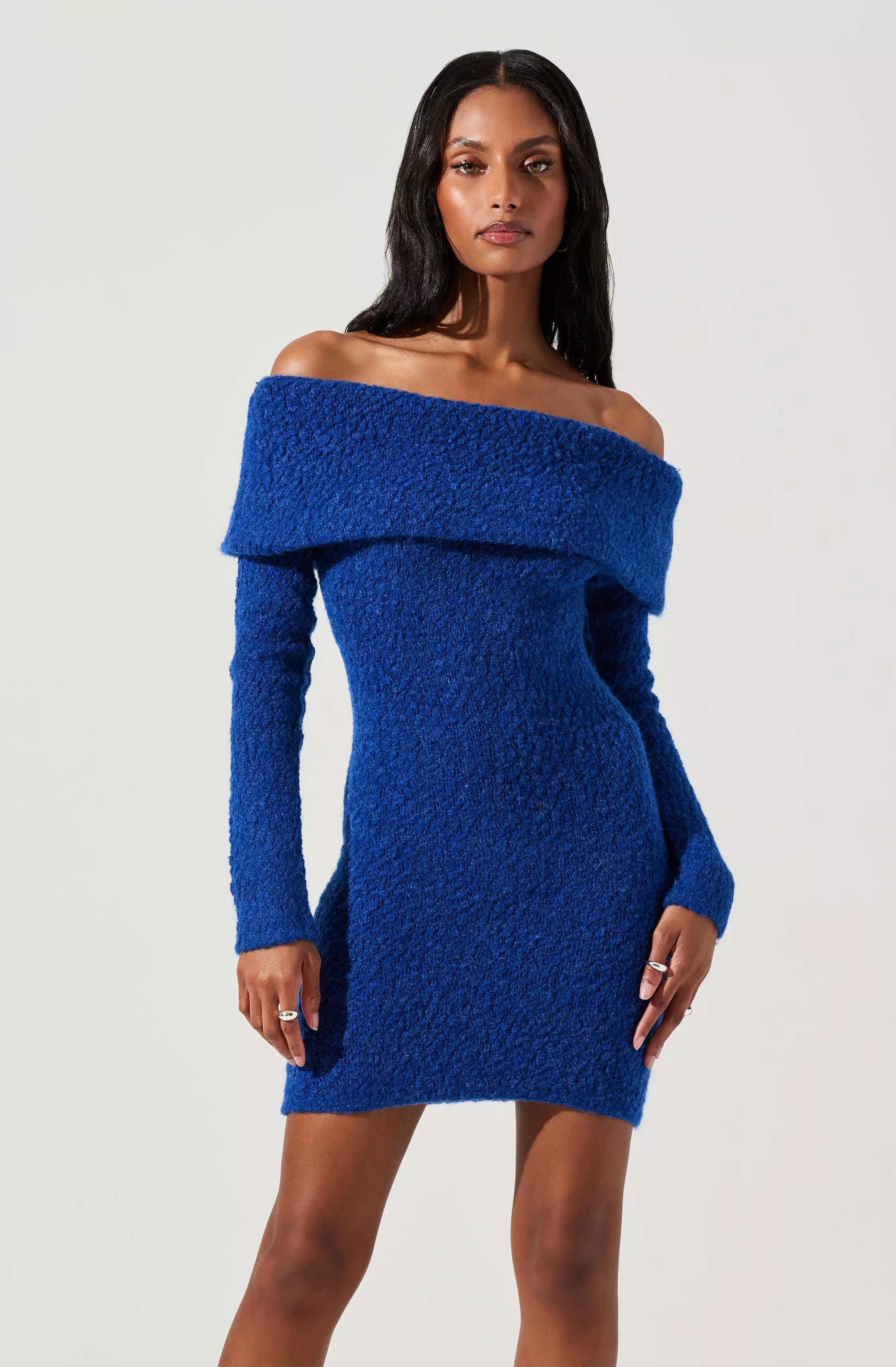 Danya Off Shoulder Sweater Dress