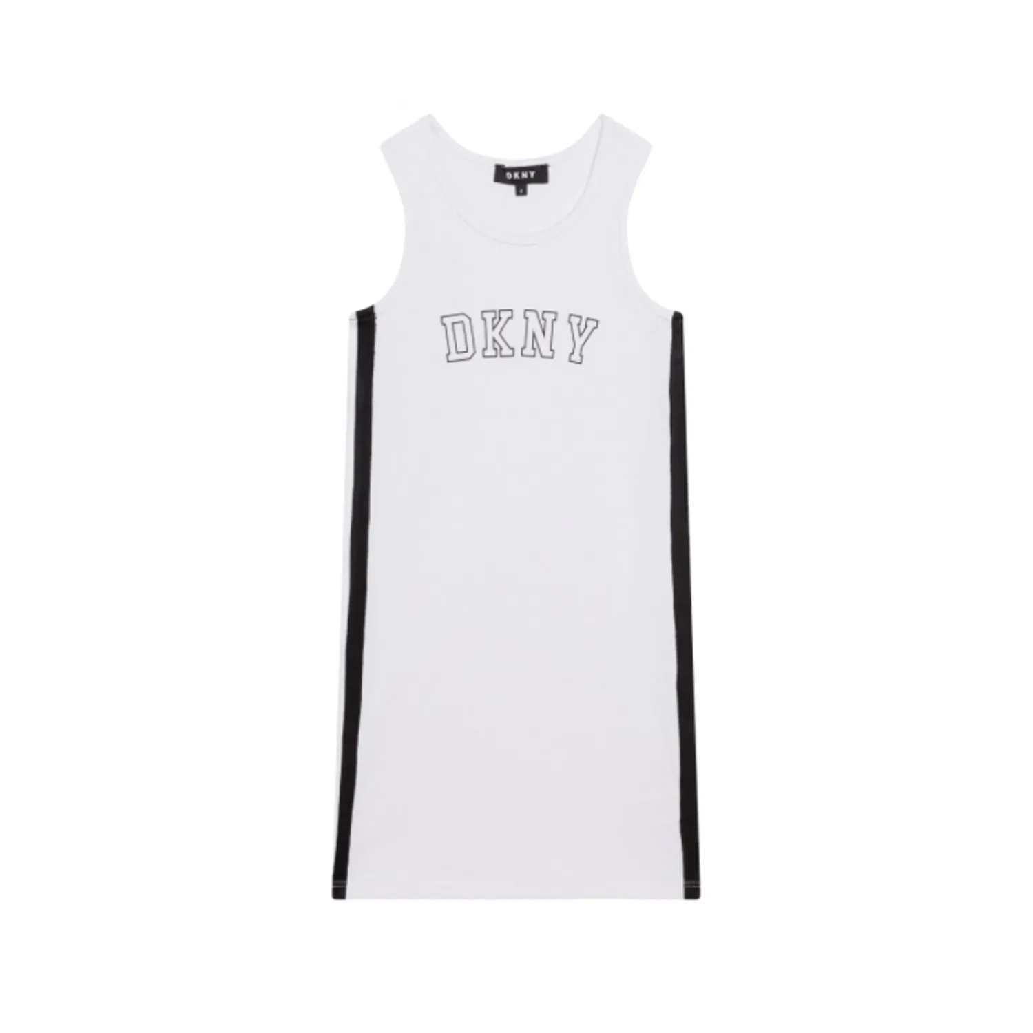 Dkny White Dress With Maxi Tank Top For Girl And Teen