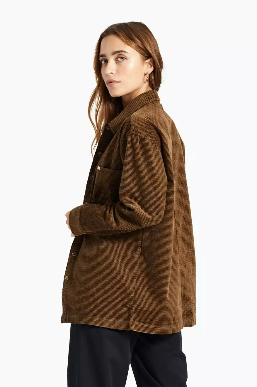 Dundee Corduroy Overshirt - Desert Palm