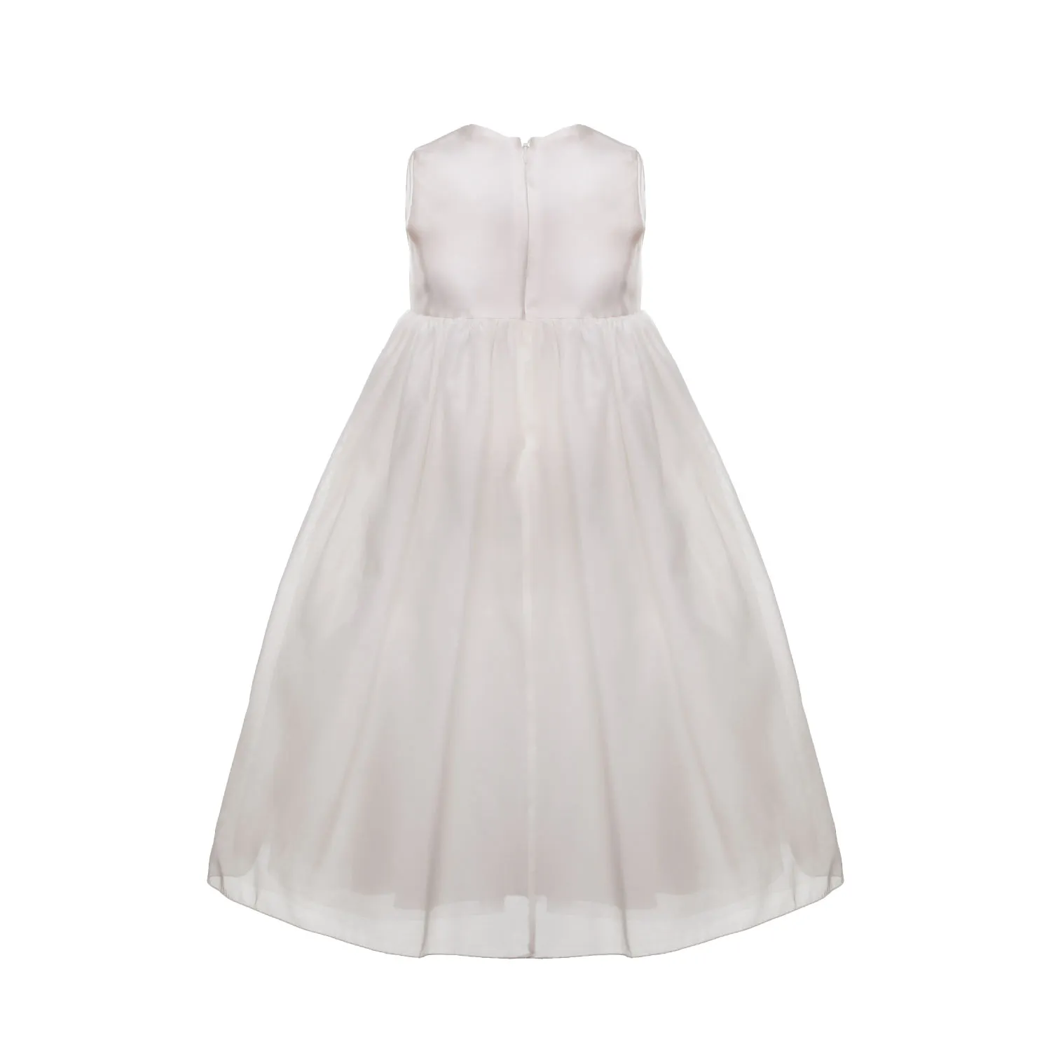 Elie Saab Warm White And Gold Baptism Dress