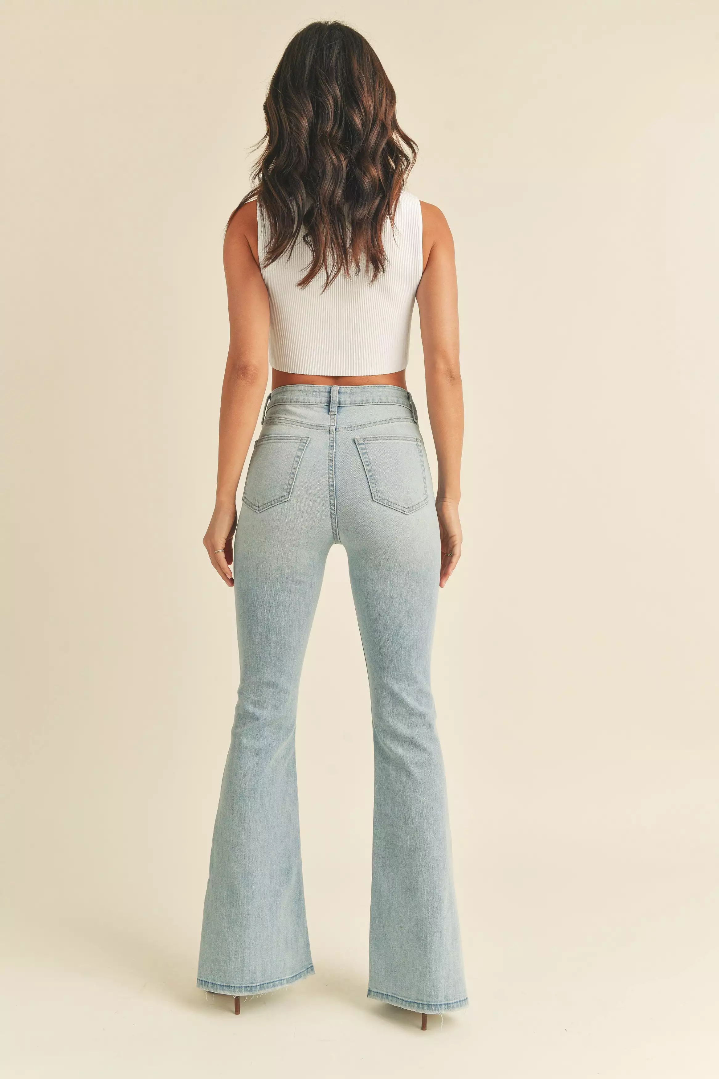 Emma Flare Jeans Light Wash