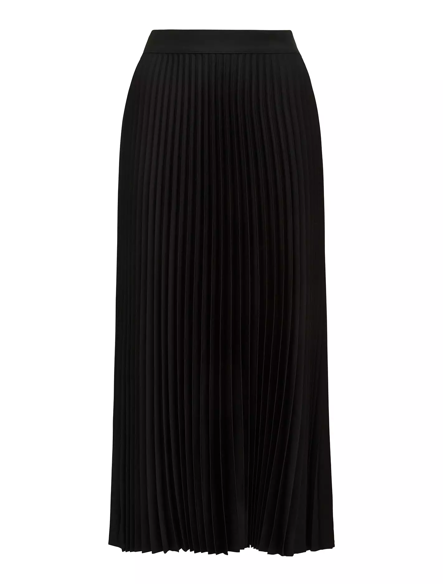 Estelle Satin Pleated Maxi Skirt