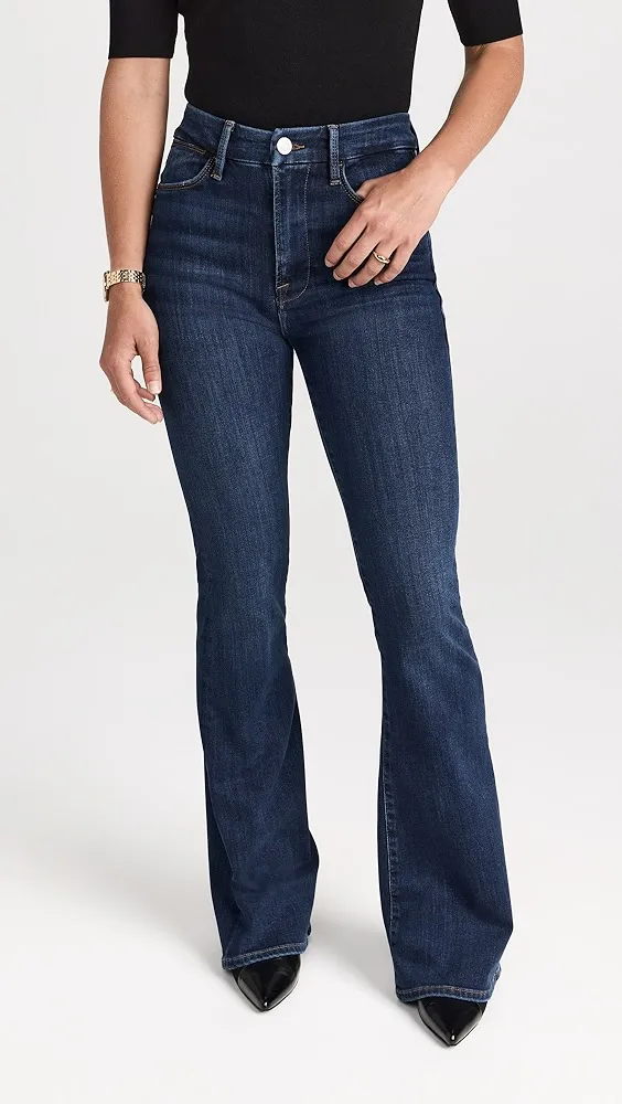 FRAME   Petite Le Pixie Super High Flare Jeans 