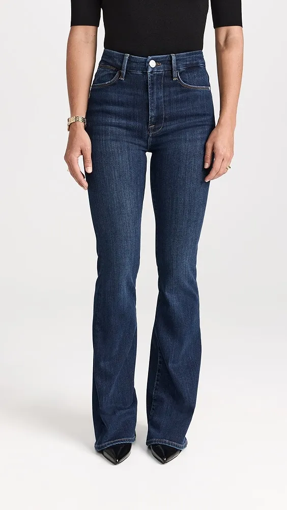 FRAME   Petite Le Pixie Super High Flare Jeans 