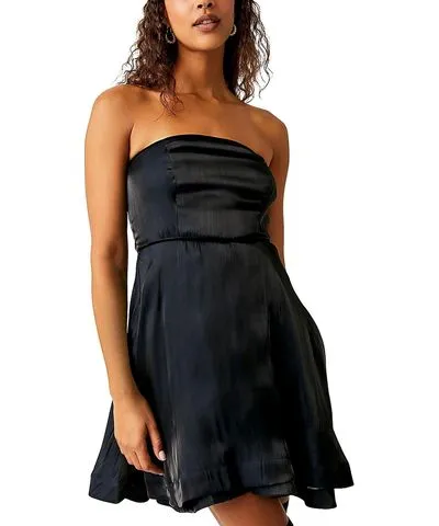 Free People Womens Layered Strapless Mini Dress