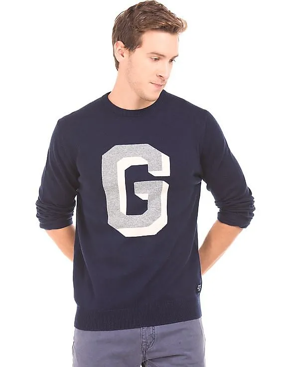 Gant Patterned Regular Fit Sweater