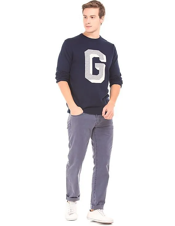 Gant Patterned Regular Fit Sweater