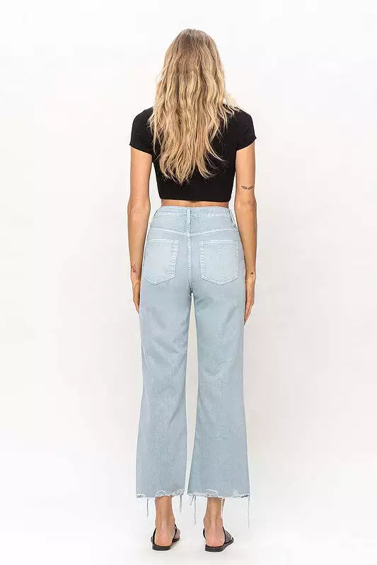 Gigi Dusty Skies 90's Vintage Crop Flare Jeans [ONLINE EXCLUSIVE]