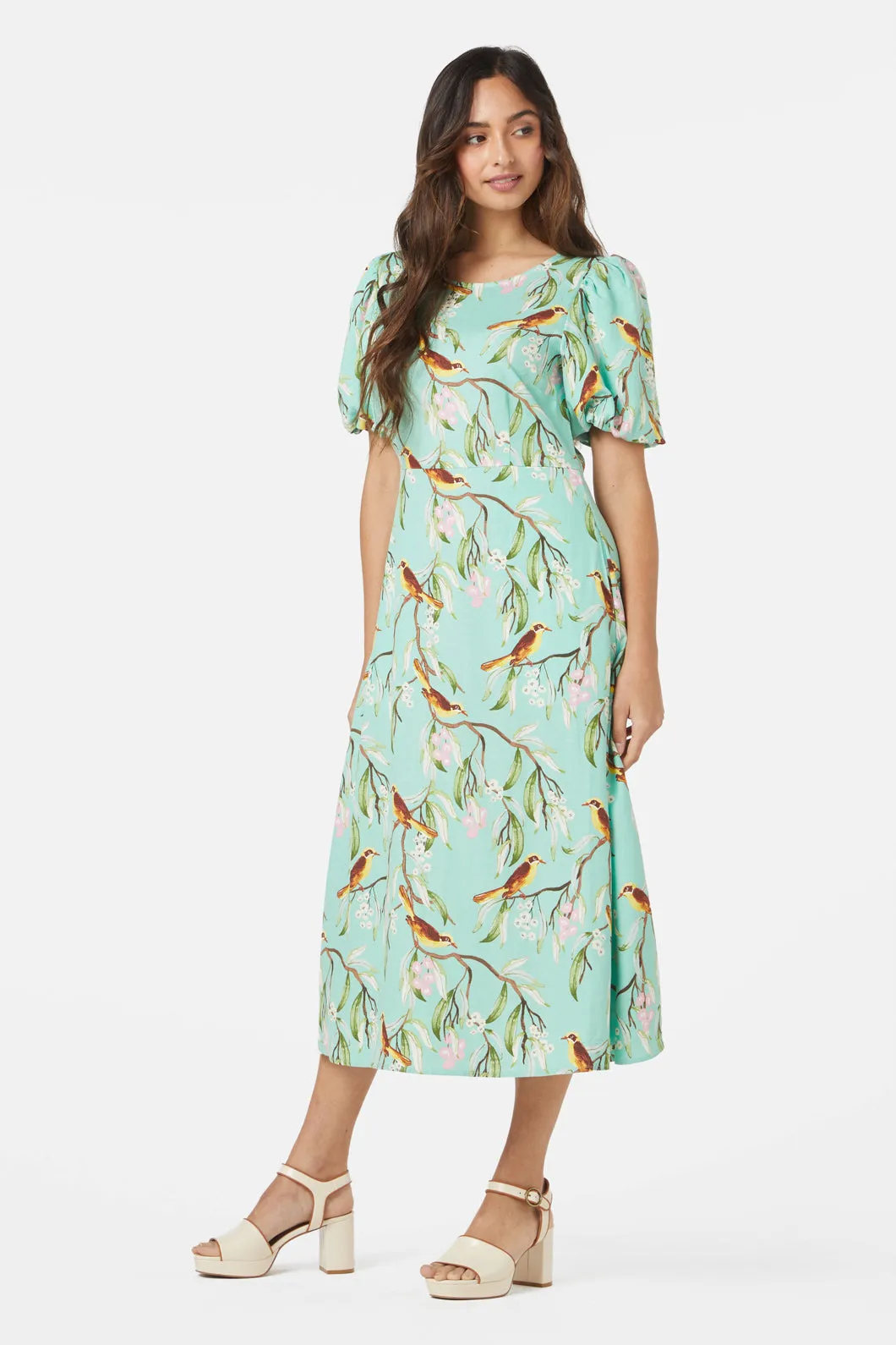 Honey Eater Midi Dress