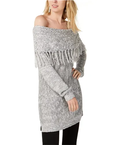 I-N-C Womens Foldover Tunic Sweater