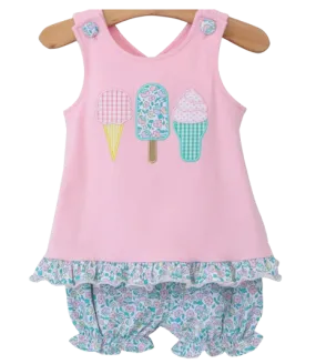 Ice Cream Social Bloomer Set -Girls