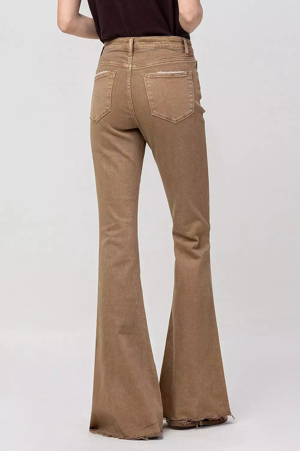 In The Sand Flare Jeans Mink