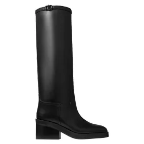 JIMMY CHOO Yasmin Knee-High Leather Boots - Black