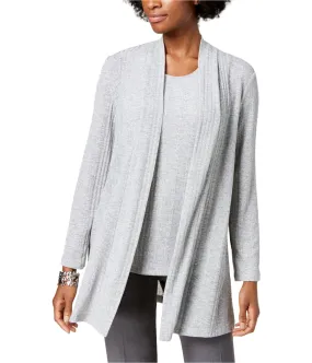 Kasper Womens Open-Front Cardigan Sweater, TW2