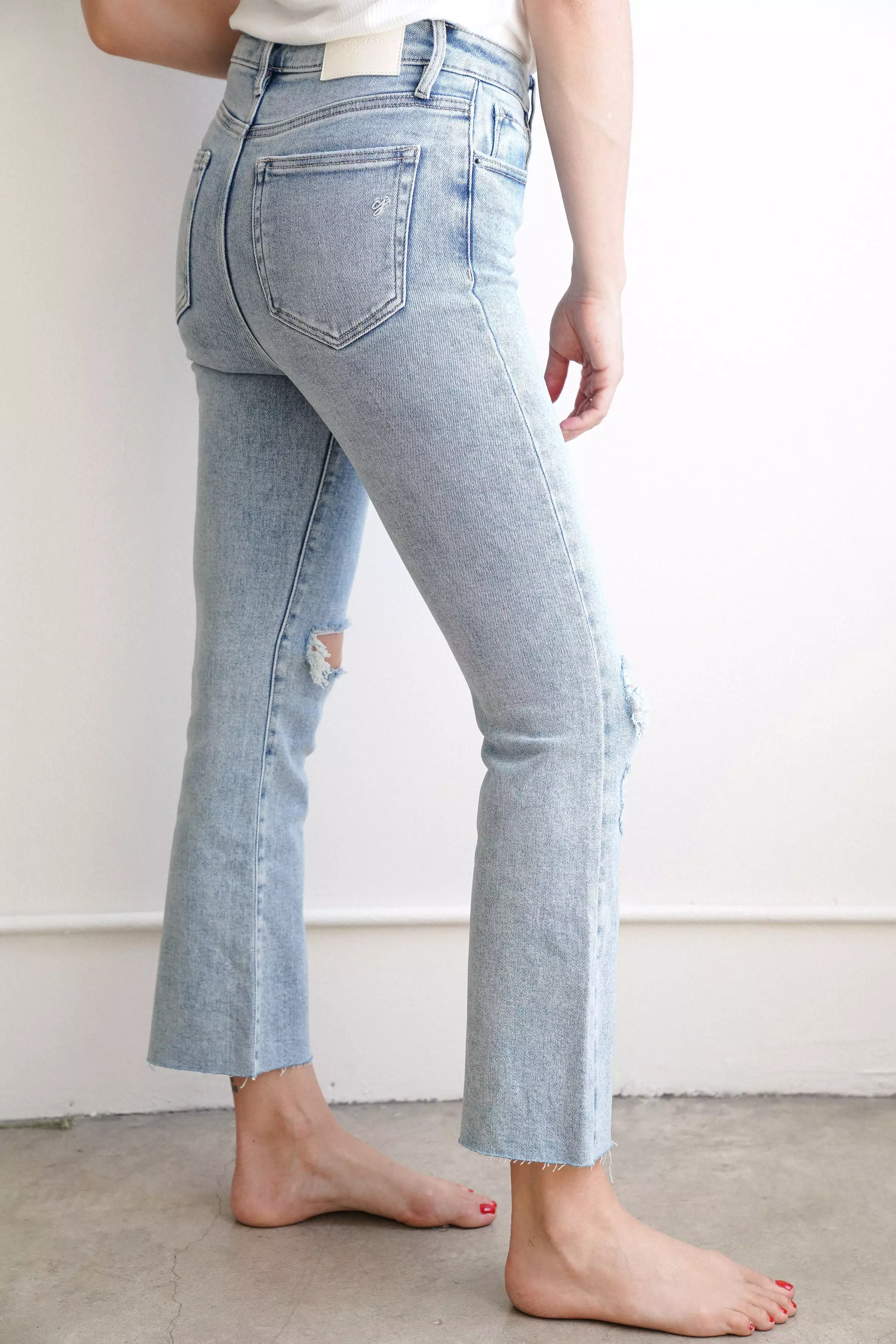 Kate Crop Boot Cut Jeans