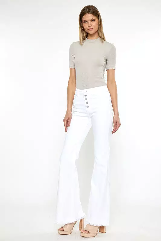 KAY HIGH RISE FLARE JEANS [ONLINE EXCLUSIVE]