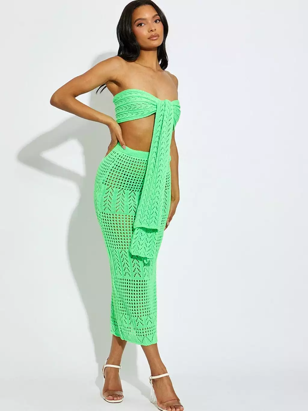 Knock knock Wynona Maxi Skirt Set - Green