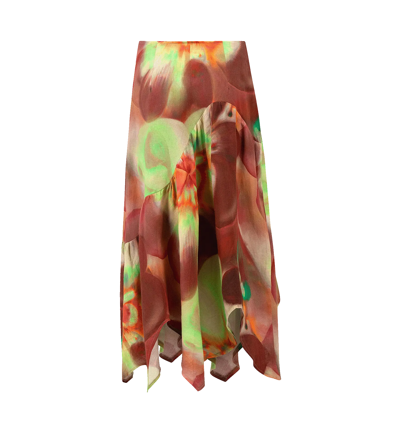 Laagam Marley Asymmetric Midi Skirt