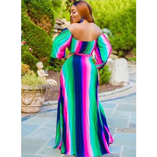 Long Sleeve Off Shoulder Maxi dress