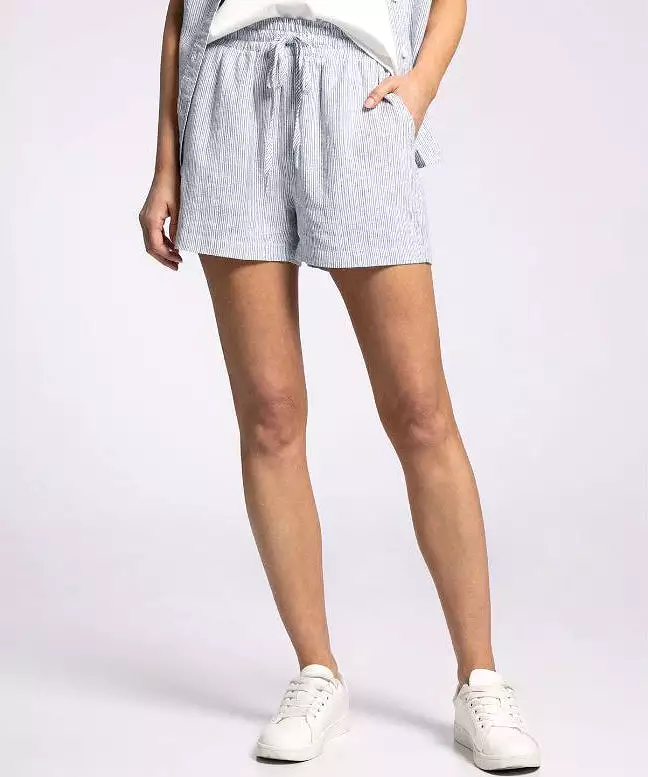 Mali Shorts - Navy/White