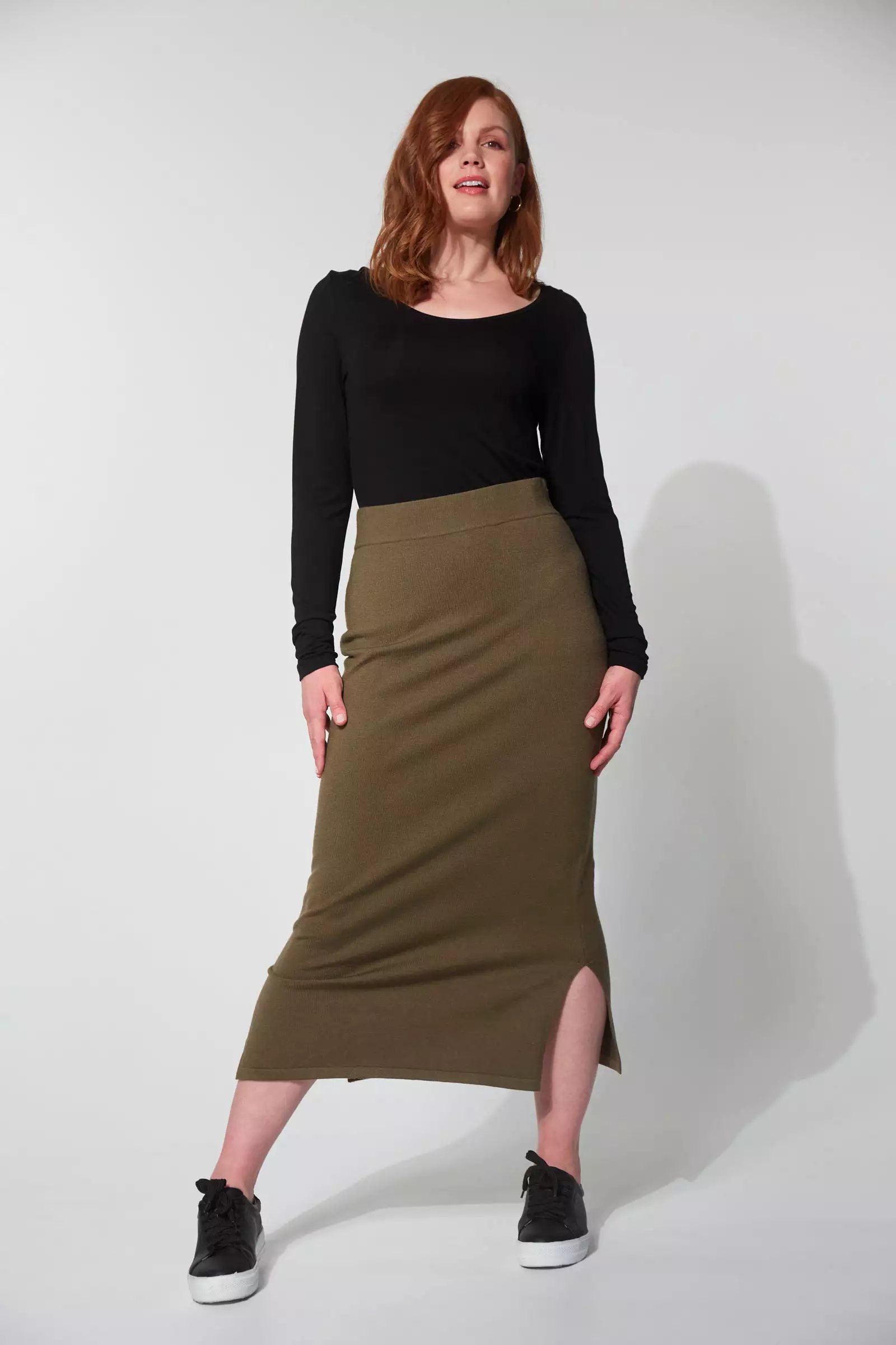 Nikolai Knit Skirt -  Fern Green