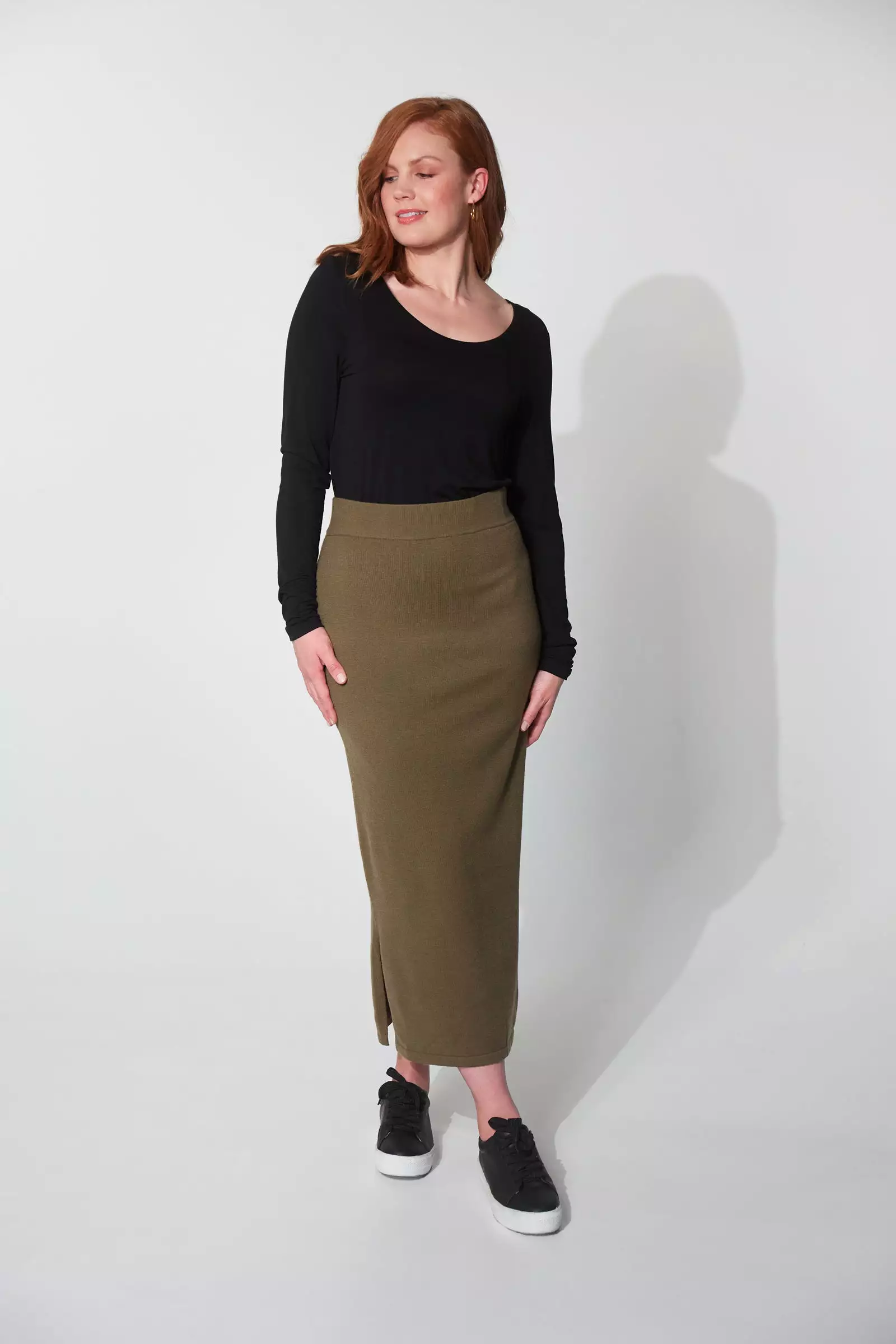 Nikolai Knit Skirt -  Fern Green