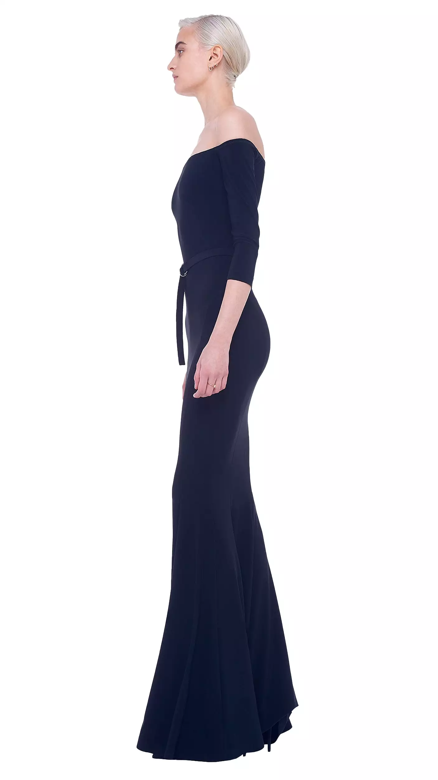 Norma Kamali OFF SHOULDER FISHTAIL GOWN