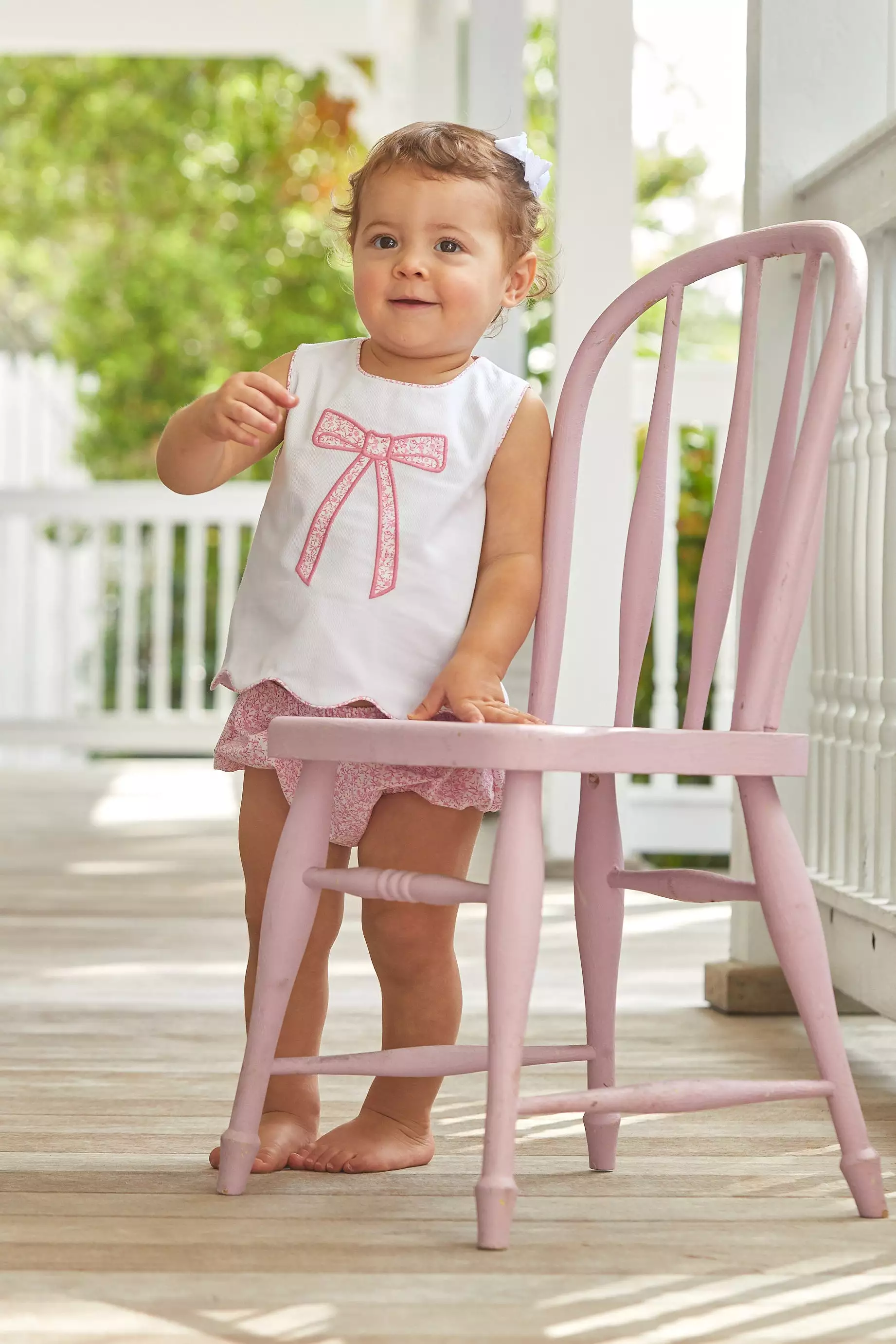 Odette Diaper Set - Pink Vinings