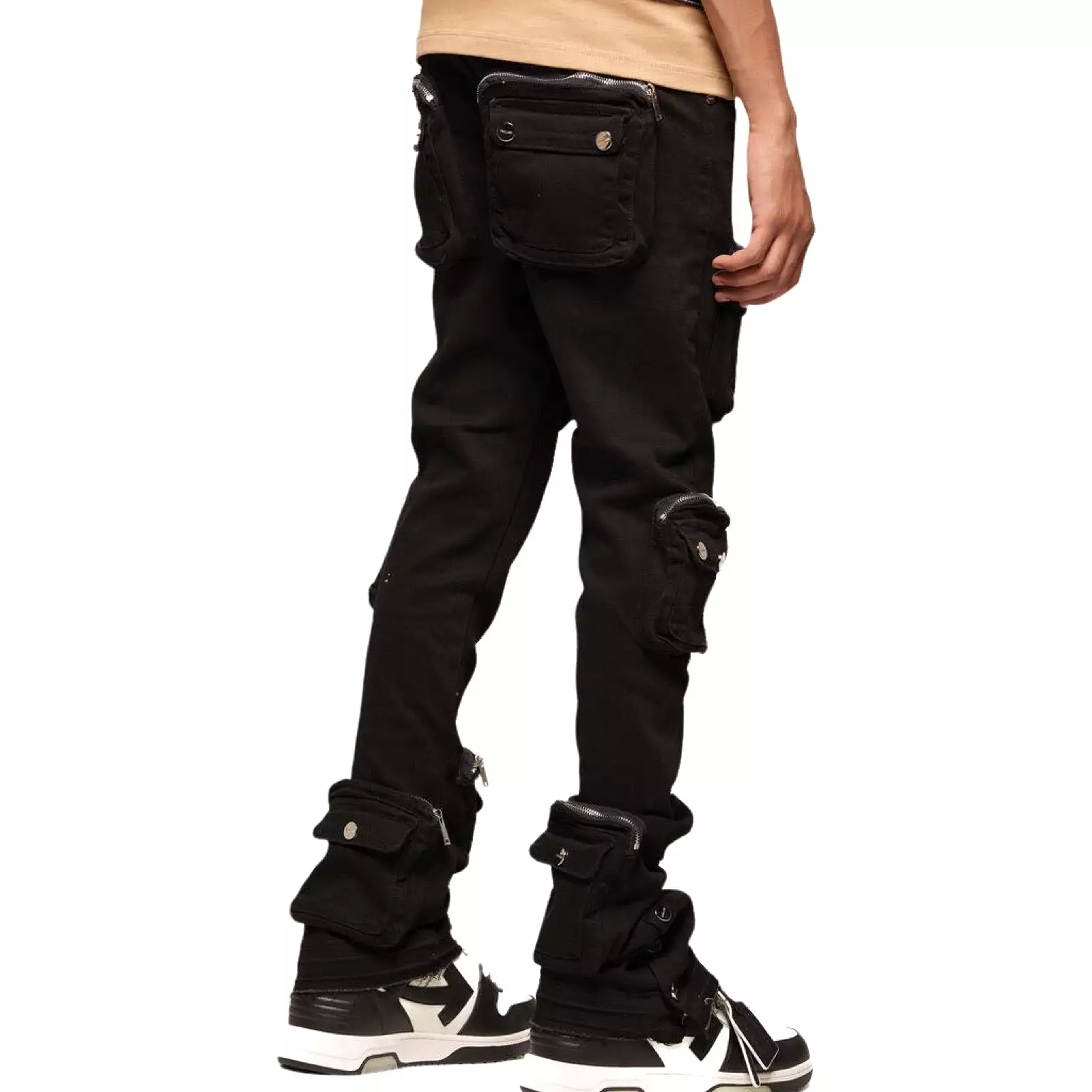 Pheelings “Greatness” Jet Black Flare Jeans